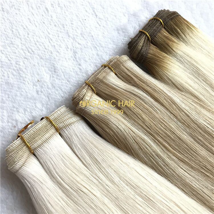 Best human Hybrid hand tied extensions and good reviews X127